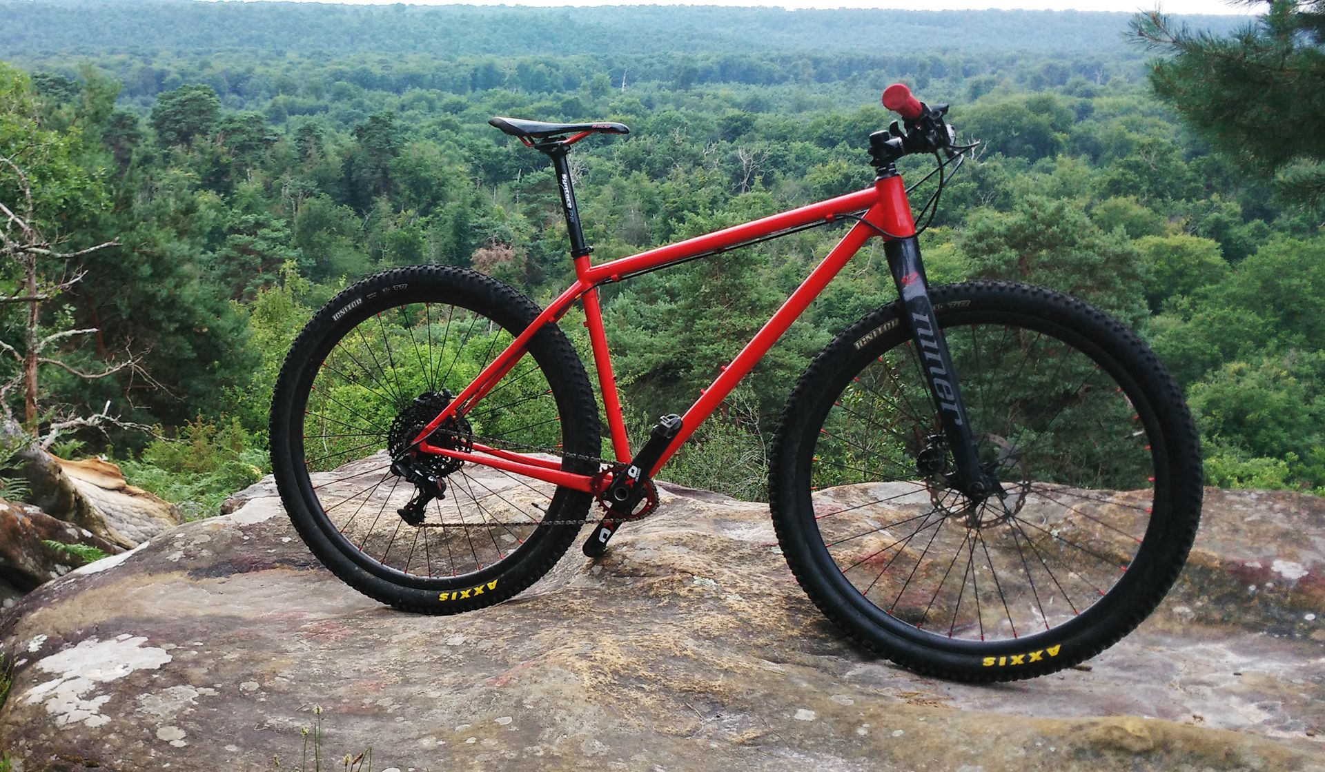 Rengg-#79-custom-red-frame-with-light-bicycle-29er-mtb-wheels